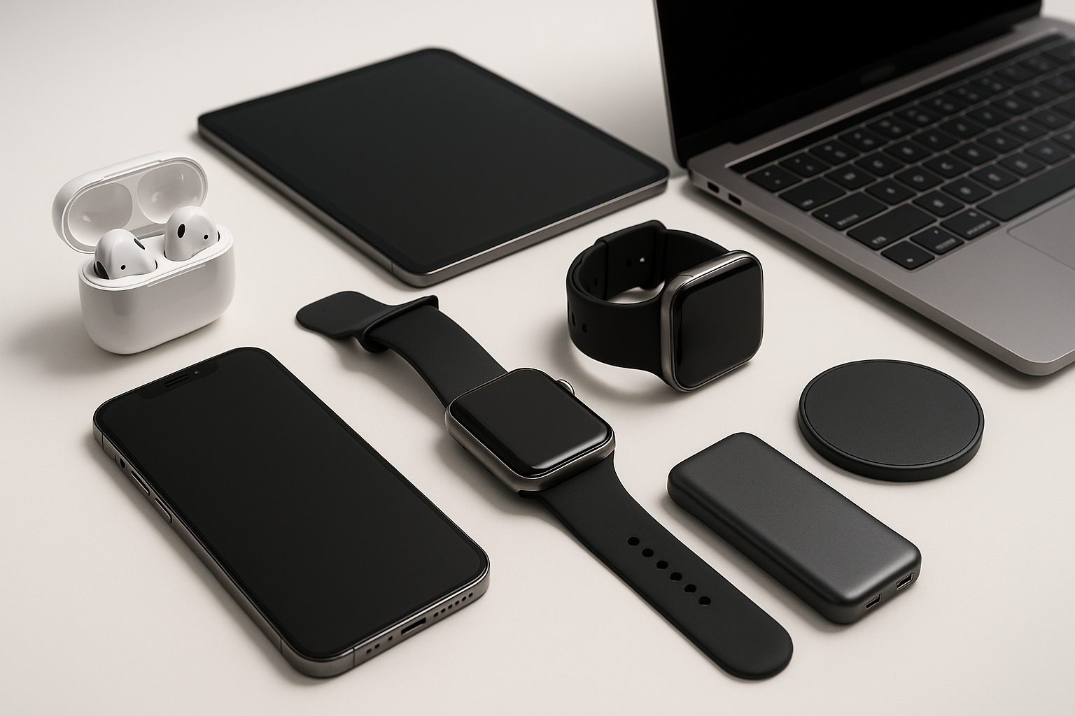 realastic image for electronics gadgtes